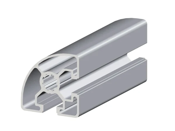 Алуминиев профил 45x45R 90°