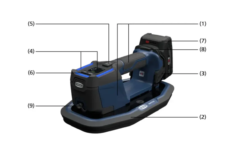 Диаграма на Вакуумен повдигач Gripster Max